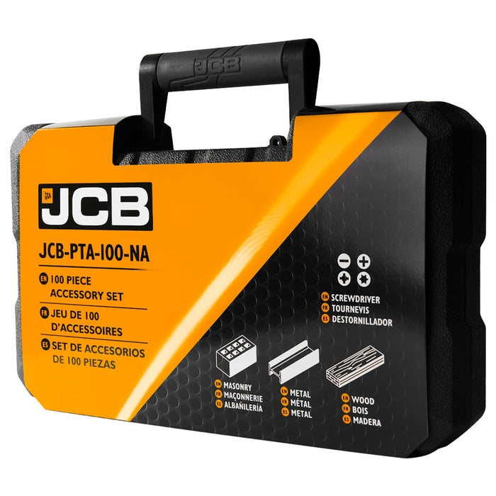 100 Piece Drill Bit Set In Storage Case | JCB