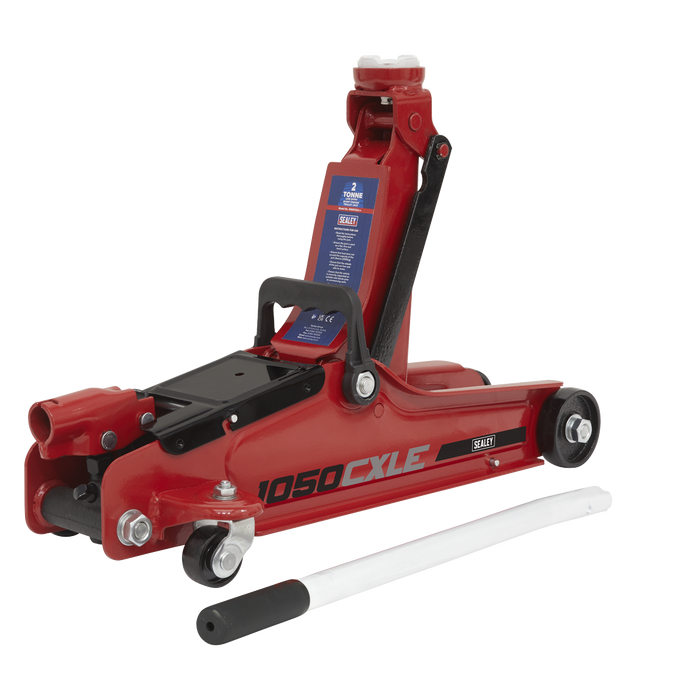 Low Profile Short Chassis Trolley Jack 2 Tonne | Sealey