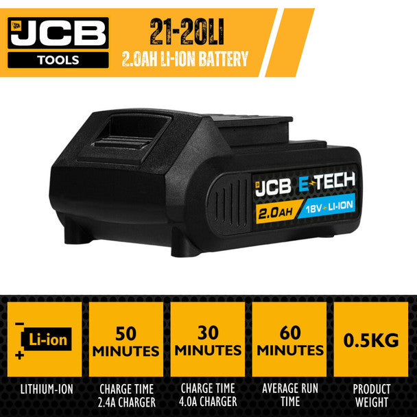 18V Li-Ion Battery 2.0Ah | JCB