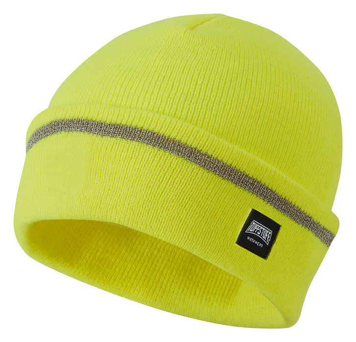 Yellow Reflective Thinsulate Beanie | TuffStuff Workwear