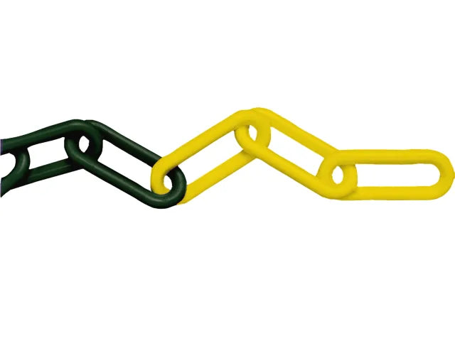 Plastic Chain 8MM x 12.5M Yellow/Black | Faithfull