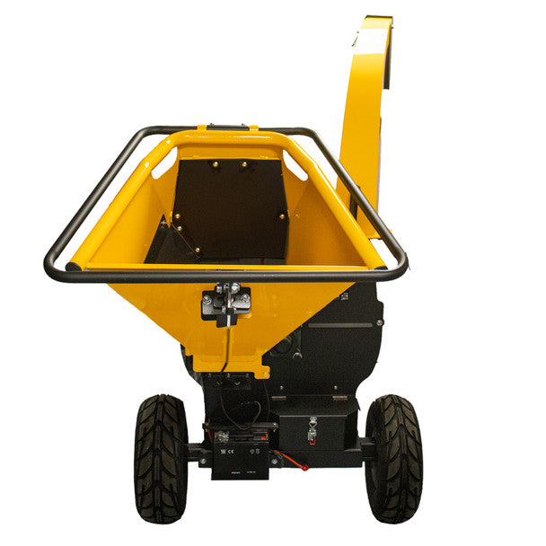 120mm / 4.72" Heavy-Duty Petrol Wood Chipper, 457cc, 15hp 4-Stroke Electric Start | JCB