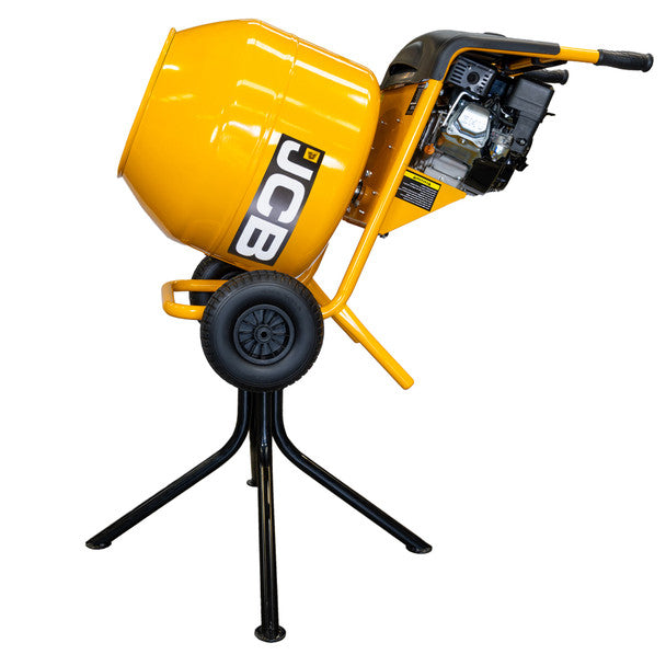 Petrol 133cc 134L Seam Welded Cement Mixer 100L Working Capacity | JCB