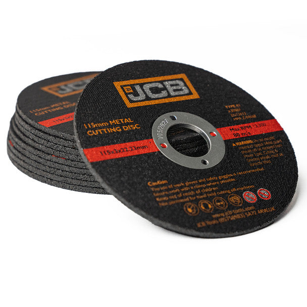 115MM / 4.5" Metal Cutting Discs (Pack of 10) | JCB