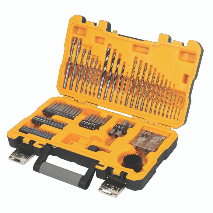 100 Piece Drill Bit Set In Storage Case | JCB