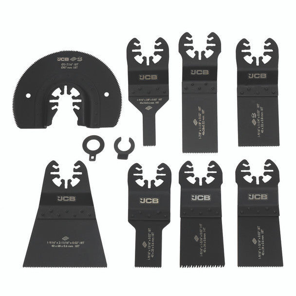 8 Piece Universal Fit Multi Tool Blade Set | JCB