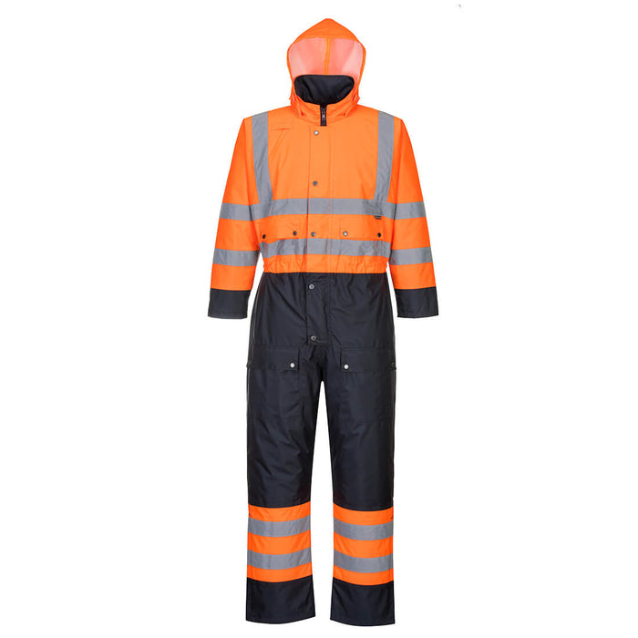 Hi-Vis Contrast Winter Coverall | Portwest