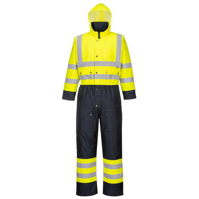 Hi-Vis Contrast Winter Coverall | Portwest