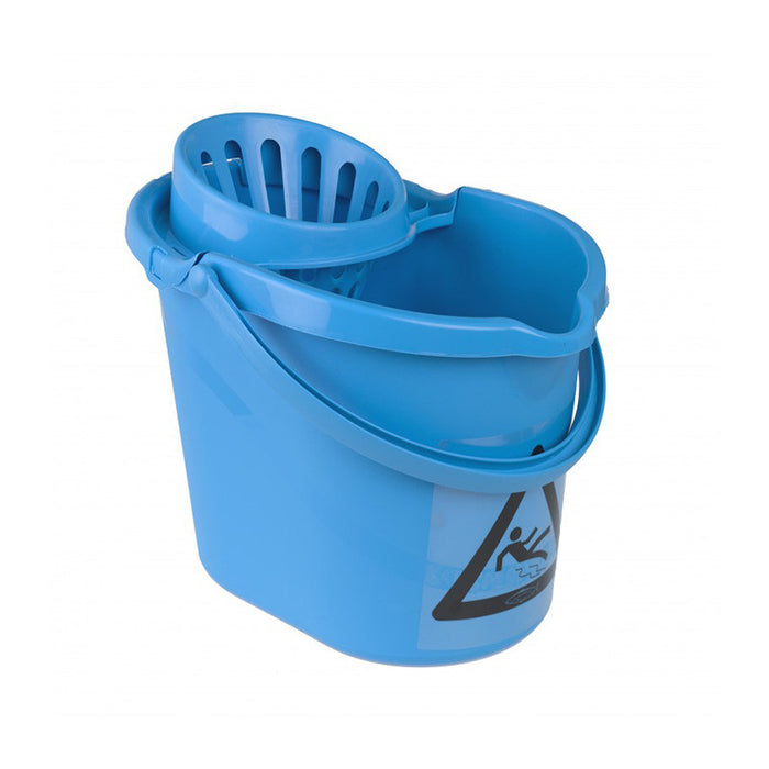 Polypropylene Mop Bucket 12 Litre With Wringer (4 Colour Options) | Centurion