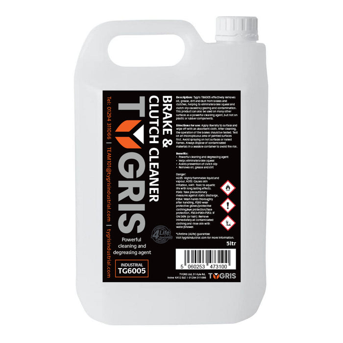 Tygris Brake & Clutch Cleaner | 5 Litre Bottle