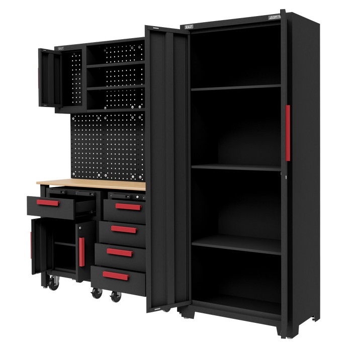 Complete Garage Storage System With Mobile Trolley x2 | Sealey