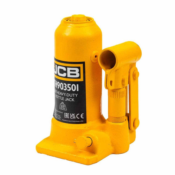 3.5 Tonne Heavy-Duty Automotive Hydraulic Bottle Jack, 372mm Max Lift | JCB