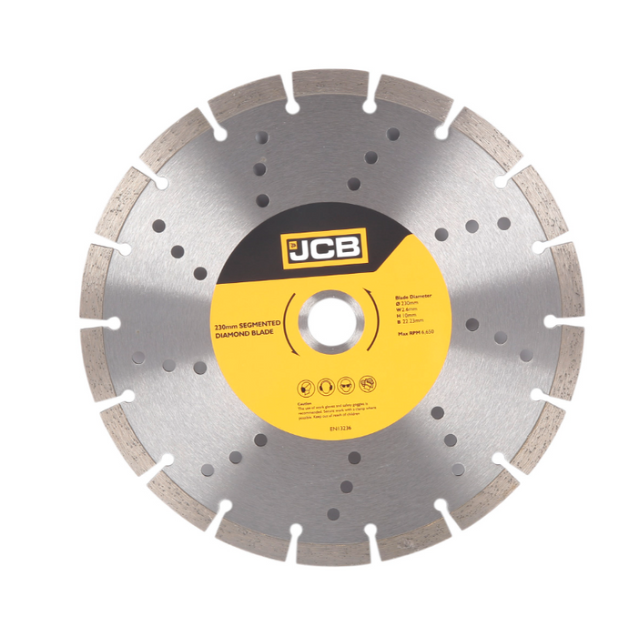 230mm General Purpose Segmented Blade, 22.23mm Bore | JCB