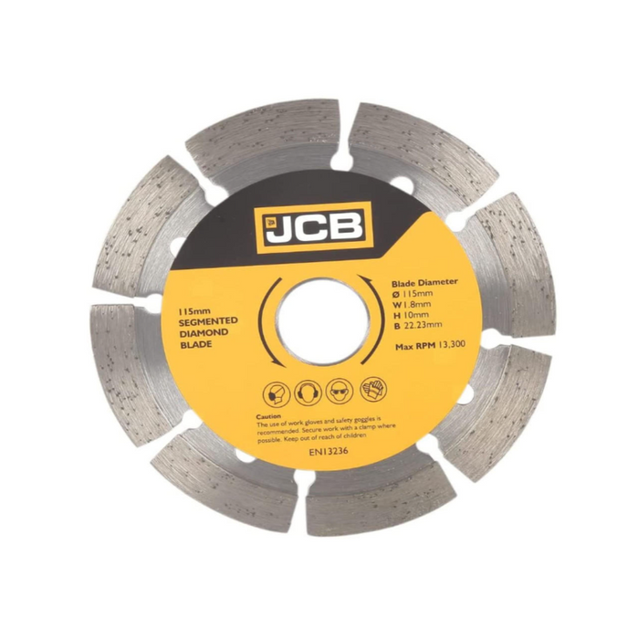 115mm General Purpose Segmented Diamond Blade 22.23mm Bore Disc | JCB