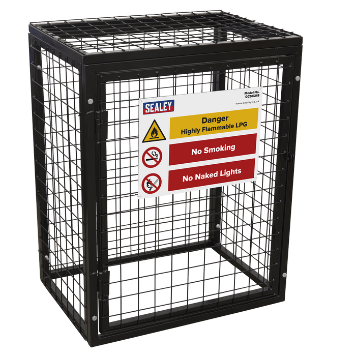 Gas Cylinder Safety Cage (2 X 19KG) | Sealey