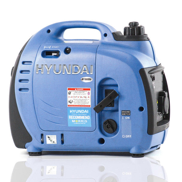 1000W / 1kW Petrol Inverter Generator, Pure Sine Wave Output, Portable, Lightweight & Style, Low Noise | Hyundai