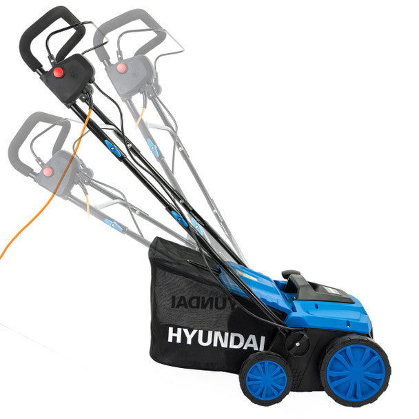 1600W Electric Lawn Scarifier & Aerator With 45L Collection Bag | Hyundai