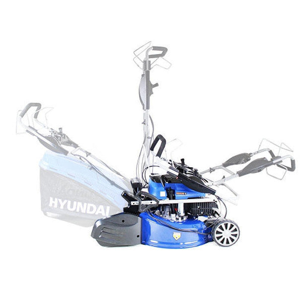 139cc 3-in-1 Electric Start Self-Propelled Petrol Rear Roller Lawnmower, Rear Discharge (19" / 48cm) | Hyundai