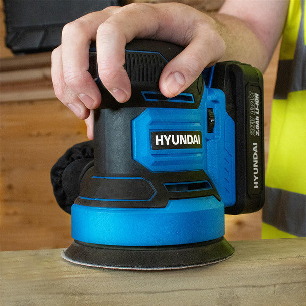 20V MAX Lithium-Ion Cordless Rotary Sander | Hyundai