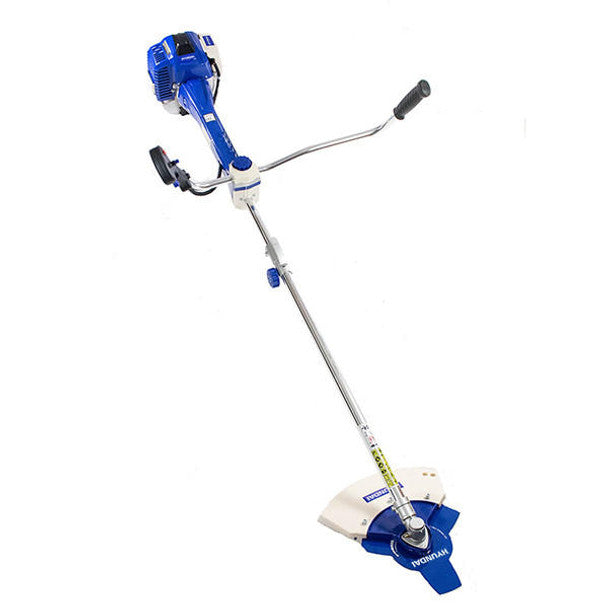 50.8cc Petrol Grass Trimmer / Brushcutter 'Cow Horn' Handles 45cm Cutting Width | Hyundai