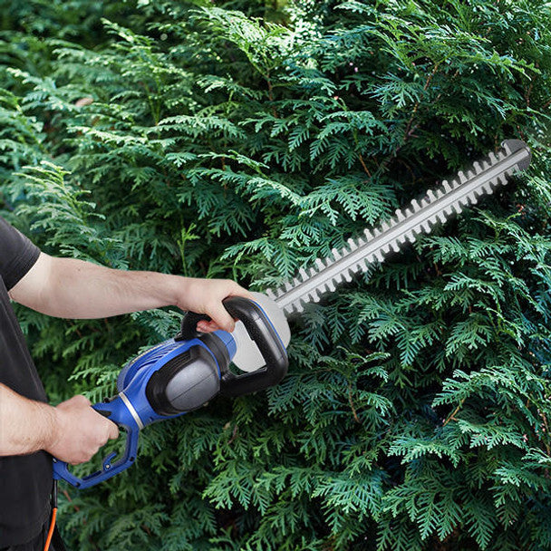 680W 610mm Electric Hedge Trimmer Pruner | Hyundai