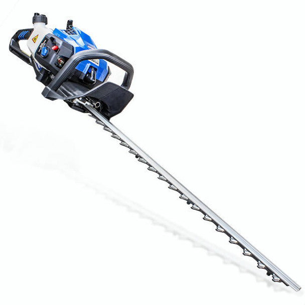 26cc 600mm Petrol Hedge Trimmer Cutter, Easy-Start & Lightweight 2-Stroke | Hyundai