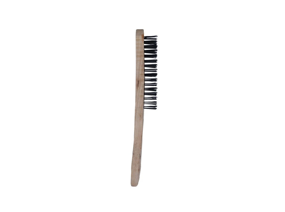 Wooden Handle Mild Steel Wire Brush | Jefferson Tools