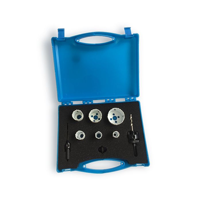 9 Piece Holesaw Set | Jefferson Professional